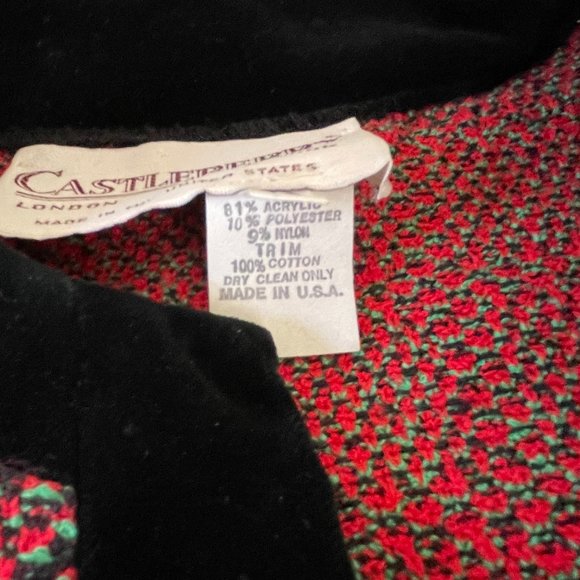 Castleberry Mod Geometric Design Knit Jacket - Picture 5 of 7